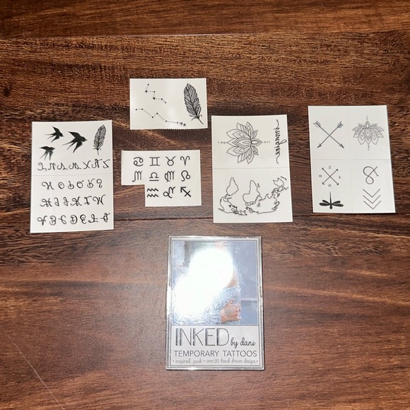 Inked by Dani Temporary Tattoos Set - Picture 3 of 3